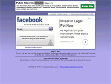 Tablet Screenshot of fbprofilesearch.com